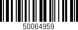 Código de barras (EAN, GTIN, SKU, ISBN): '50064959'