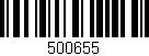 Código de barras (EAN, GTIN, SKU, ISBN): '500655'