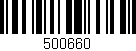 Código de barras (EAN, GTIN, SKU, ISBN): '500660'