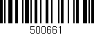Código de barras (EAN, GTIN, SKU, ISBN): '500661'