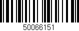 Código de barras (EAN, GTIN, SKU, ISBN): '50066151'