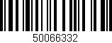 Código de barras (EAN, GTIN, SKU, ISBN): '50066332'