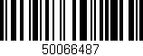 Código de barras (EAN, GTIN, SKU, ISBN): '50066487'