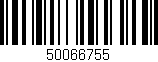 Código de barras (EAN, GTIN, SKU, ISBN): '50066755'