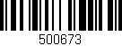 Código de barras (EAN, GTIN, SKU, ISBN): '500673'