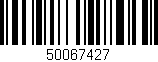 Código de barras (EAN, GTIN, SKU, ISBN): '50067427'