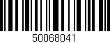 Código de barras (EAN, GTIN, SKU, ISBN): '50068041'