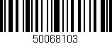Código de barras (EAN, GTIN, SKU, ISBN): '50068103'