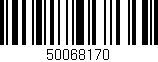 Código de barras (EAN, GTIN, SKU, ISBN): '50068170'