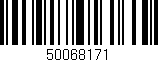 Código de barras (EAN, GTIN, SKU, ISBN): '50068171'
