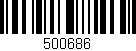 Código de barras (EAN, GTIN, SKU, ISBN): '500686'