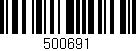 Código de barras (EAN, GTIN, SKU, ISBN): '500691'