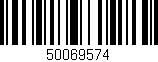 Código de barras (EAN, GTIN, SKU, ISBN): '50069574'