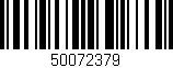Código de barras (EAN, GTIN, SKU, ISBN): '50072379'