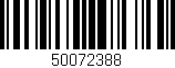 Código de barras (EAN, GTIN, SKU, ISBN): '50072388'