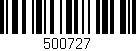 Código de barras (EAN, GTIN, SKU, ISBN): '500727'
