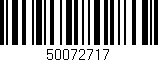 Código de barras (EAN, GTIN, SKU, ISBN): '50072717'