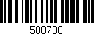 Código de barras (EAN, GTIN, SKU, ISBN): '500730'