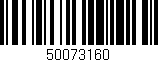 Código de barras (EAN, GTIN, SKU, ISBN): '50073160'