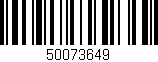 Código de barras (EAN, GTIN, SKU, ISBN): '50073649'