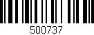 Código de barras (EAN, GTIN, SKU, ISBN): '500737'