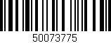 Código de barras (EAN, GTIN, SKU, ISBN): '50073775'