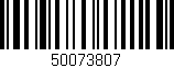Código de barras (EAN, GTIN, SKU, ISBN): '50073807'