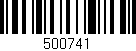 Código de barras (EAN, GTIN, SKU, ISBN): '500741'