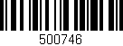Código de barras (EAN, GTIN, SKU, ISBN): '500746'