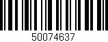 Código de barras (EAN, GTIN, SKU, ISBN): '50074637'