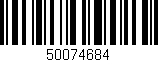 Código de barras (EAN, GTIN, SKU, ISBN): '50074684'