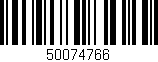 Código de barras (EAN, GTIN, SKU, ISBN): '50074766'