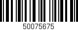 Código de barras (EAN, GTIN, SKU, ISBN): '50075675'