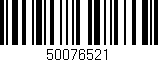Código de barras (EAN, GTIN, SKU, ISBN): '50076521'