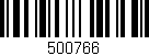 Código de barras (EAN, GTIN, SKU, ISBN): '500766'