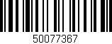 Código de barras (EAN, GTIN, SKU, ISBN): '50077367'