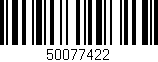 Código de barras (EAN, GTIN, SKU, ISBN): '50077422'