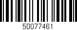 Código de barras (EAN, GTIN, SKU, ISBN): '50077461'