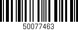 Código de barras (EAN, GTIN, SKU, ISBN): '50077463'