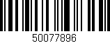 Código de barras (EAN, GTIN, SKU, ISBN): '50077896'