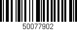 Código de barras (EAN, GTIN, SKU, ISBN): '50077902'