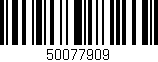 Código de barras (EAN, GTIN, SKU, ISBN): '50077909'