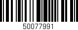 Código de barras (EAN, GTIN, SKU, ISBN): '50077991'
