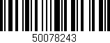 Código de barras (EAN, GTIN, SKU, ISBN): '50078243'