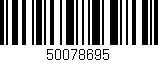 Código de barras (EAN, GTIN, SKU, ISBN): '50078695'