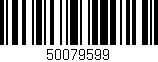 Código de barras (EAN, GTIN, SKU, ISBN): '50079599'
