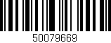 Código de barras (EAN, GTIN, SKU, ISBN): '50079669'