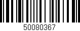 Código de barras (EAN, GTIN, SKU, ISBN): '50080367'