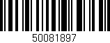 Código de barras (EAN, GTIN, SKU, ISBN): '50081897'