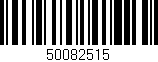 Código de barras (EAN, GTIN, SKU, ISBN): '50082515'